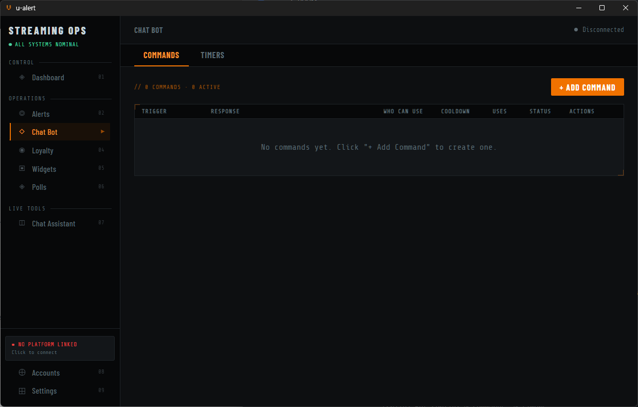u-alert Chat Bot